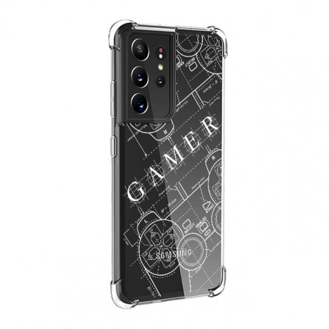 เคส Anti-Shock TPU Case GAMER สำหรับ Galaxy S22 / S21 / Note20 / Note10 / Note9 / S20 / FE / S10 / S10e / Plus / Ultra / Lite